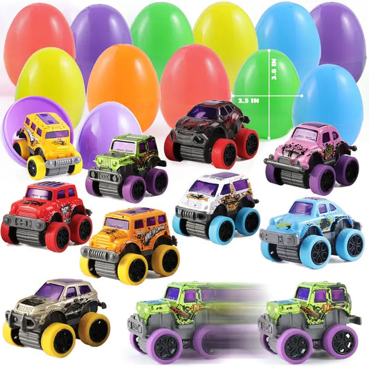 Monster Truck Pop™ Pre-Filled Easter Eggs (24 Pack)