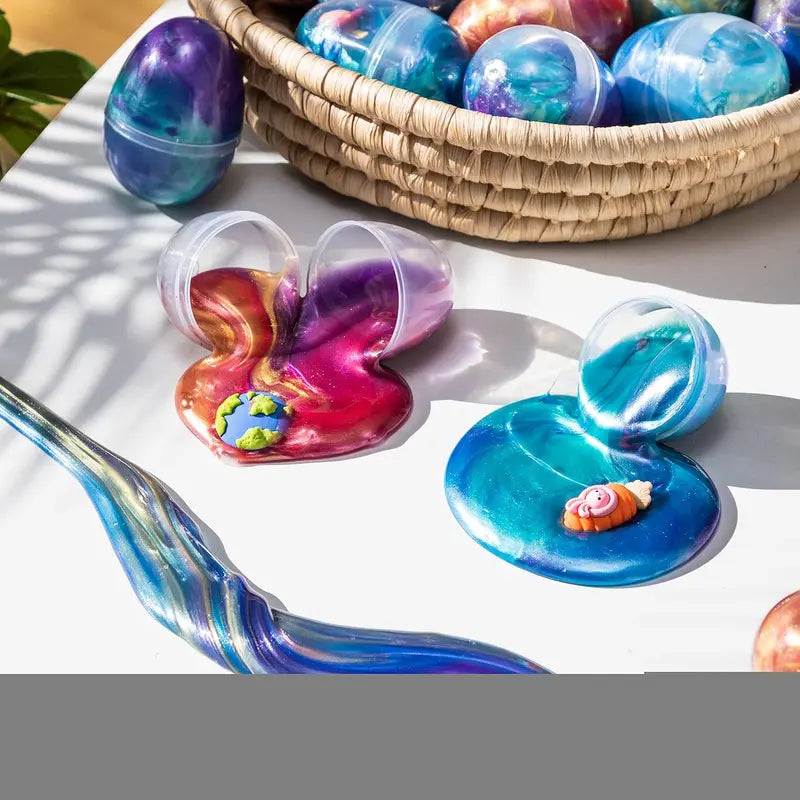 Galaxy Slime Pop™ Pre-Filled Slime Easter Eggs (12 Pack)