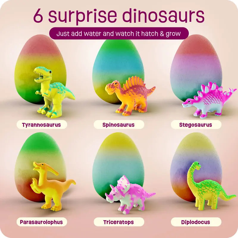 Dino Hatch™ Water-Activated Hatching Dinosaur Eggs (6 Pack)
